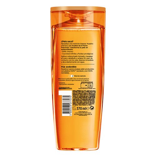 Elvive Aceite Extraordinario Champu 370 Reno Atras